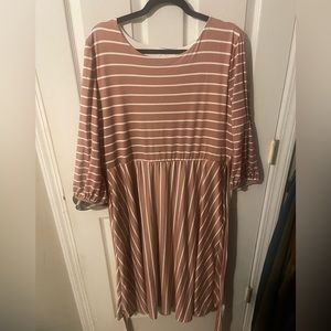 Chic soul maybe striped dress